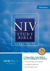 Zondervan NIV Study Bible, Large Print 9780310929741 | eBay