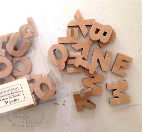 DIY wood alphabet letter magnets - Jennifer Rizzo | Wood diy, Wooden letter magnets, Wooden ...