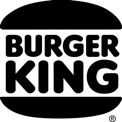 BURGER KING Logo Black and White (1) – Brands Logos