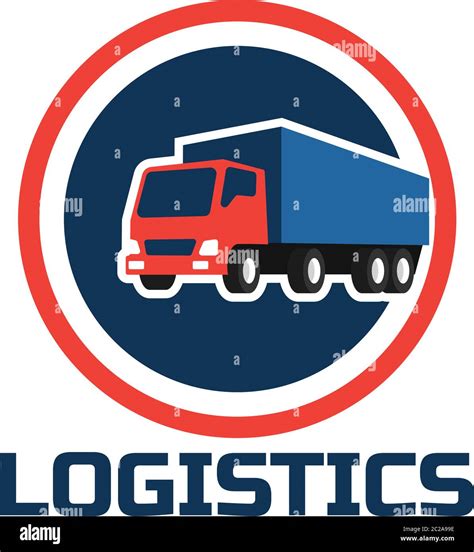 shipping logistics logo, vector illustration Stock Vector Image & Art ...