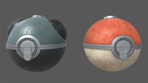 Hisuian PokéBall and Heavy Ball - Legends Arceus - Buy Royalty Free 3D model by Javier González ...