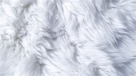 Fur Texture Fluffy Faux Blanket A Cozy White Shaggy Perfect As ...