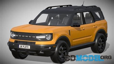 3D Model – Ford Bronco sport car