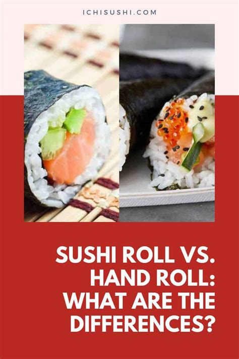 Sushi Roll vs. Hand Roll: What are the Differences?