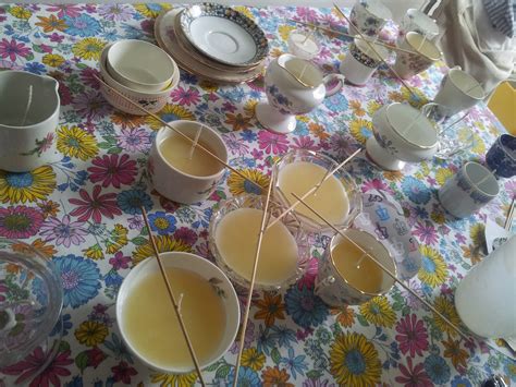 Stitch Your Soul: Tea Cup Candles - Tutorial to follow