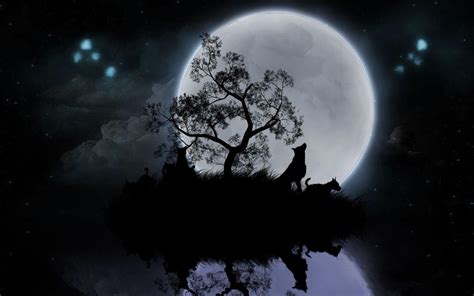 Wolf Moon Wallpapers - Wallpaper Cave