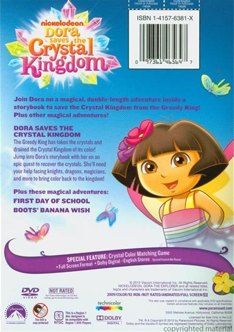 Dora The Explorer: Dora Saves The Crystal Kingdom (DVD 2009) | DVD Empire