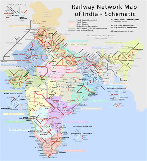 [IRFCA] Indian Railways FAQ - IR Schematic Map