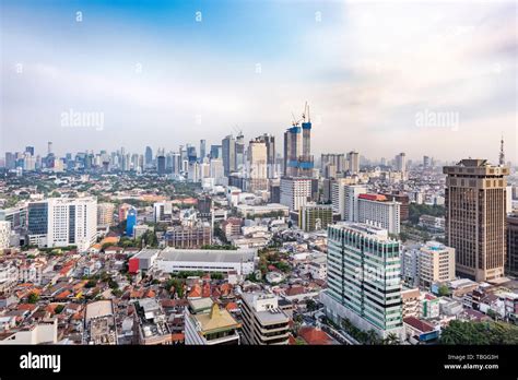 Jakarta city skyline with urban skyscrapers in the afternoon. Jakarta, Indonesia Stock Photo - Alamy