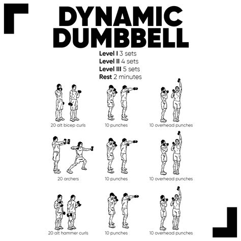 Printable Dumbbell Workout Plan