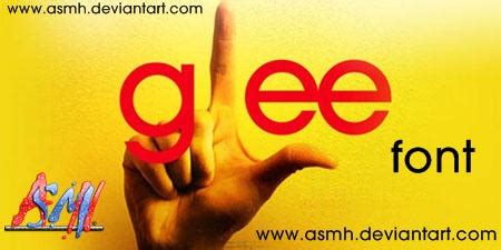 Glee Font by ASMH on DeviantArt