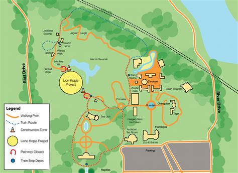 Lion Habitat Map