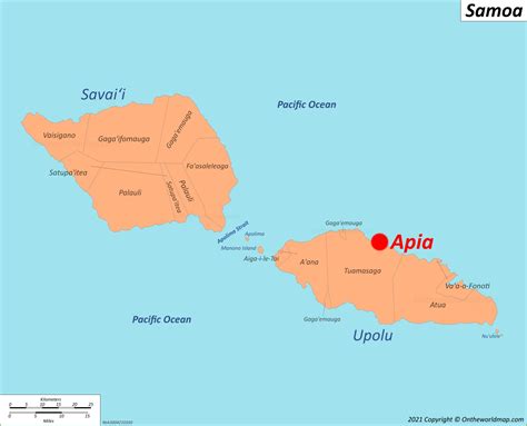 Apia Map | Samoa | Detailed Maps of Apia