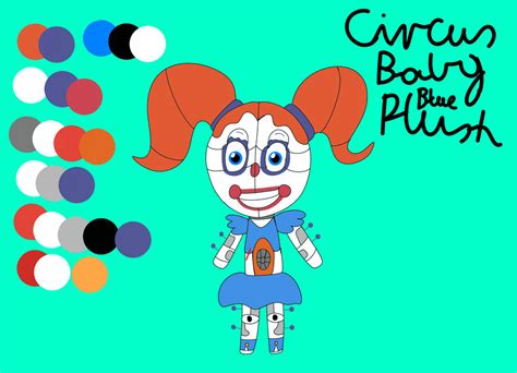 Circus Baby Blue plush by elapony1m on DeviantArt