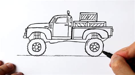 Simple Square Body Chevy Drawing - THE SHOOT