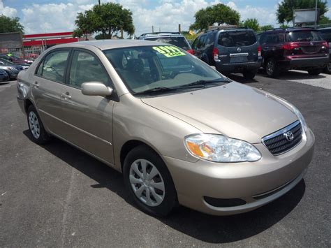 2007 Toyota corolla le specs