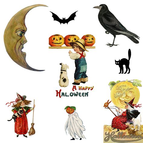 Halloween Vintage Clipart Free Stock Photo - Public Domain Pictures