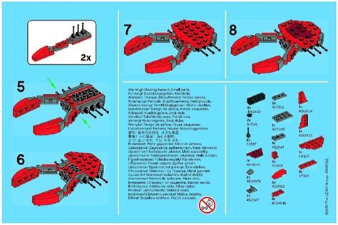 LEGO 40067 Crab Instructions, Promotional - Monthly Mini Model Build