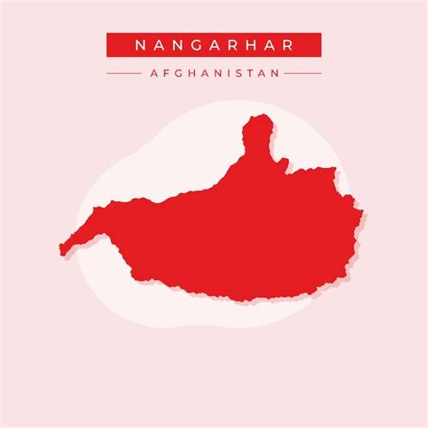 Premium Vector | Vector illustration vector of nangarhar map afghanistan