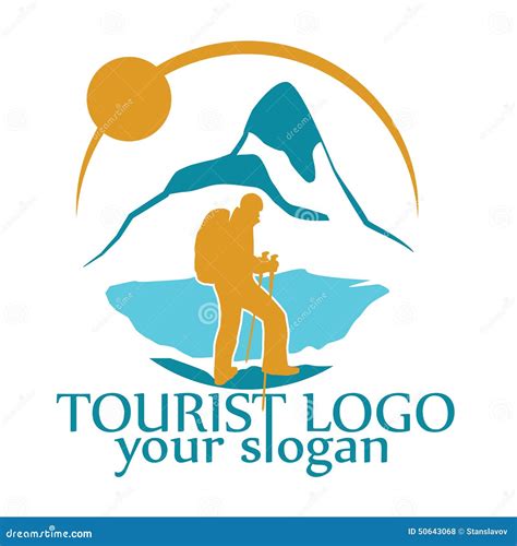 Vector Logo For Tourism Stock Vector - Image: 50643068