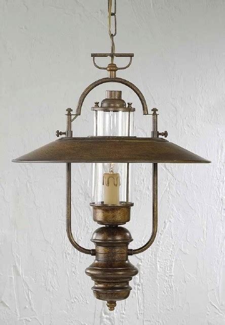 Fredeco Rustic Pendant Lantern - Traditional - Pendant Lighting - by Fredeco Lighting