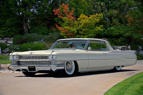 1963 Cadillac Coupe DeVille Photograph by Dave Koontz