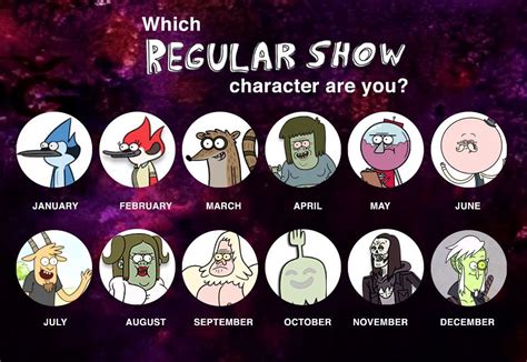 What's ur birthday with regular show's character? by ~Alyssajessy11 on deviantART | Regular show ...