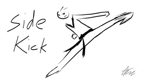 Taekwondo Side Kick by azri950112 on DeviantArt