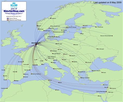 Klm Destinations Map - Best Tourist Places in the World