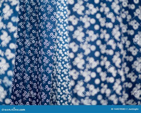 Traditional Dye Fabric in Indigo Blue Stock Image - Image of ethnic, fashion: 144578583