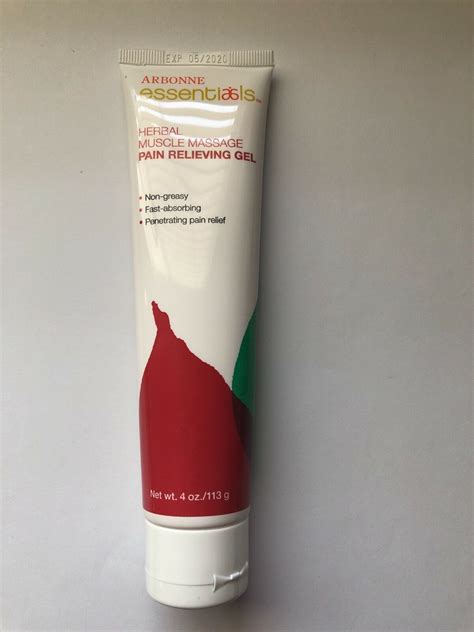 Arbonne Herbal Muscle Rubdown Effort Relieving Gel 4OZ - iCommerce on Web