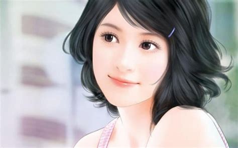 Chinese girl, short hair, cute, beauty, smile, HD wallpaper | Peakpx