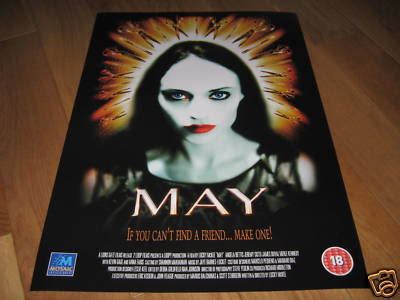 MAY .. ANGELA BETTIS RARE CULT HORROR 2002 movie POSTER | #168901355