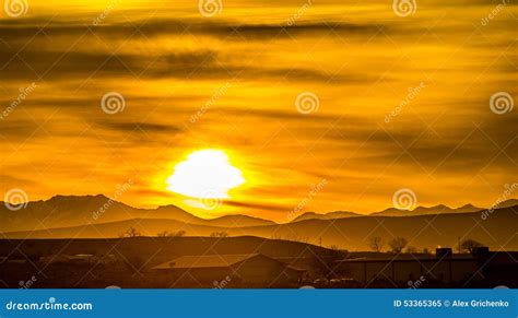 Sunrise Colorado Rocky Mountains Stock Image - Image of range, natural: 53365365