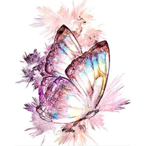 Animal: Butterfly abstract painting