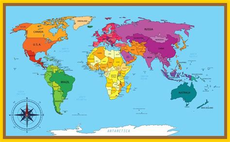 Large World Map - 10 Free PDF Printables | Printablee | World map ...