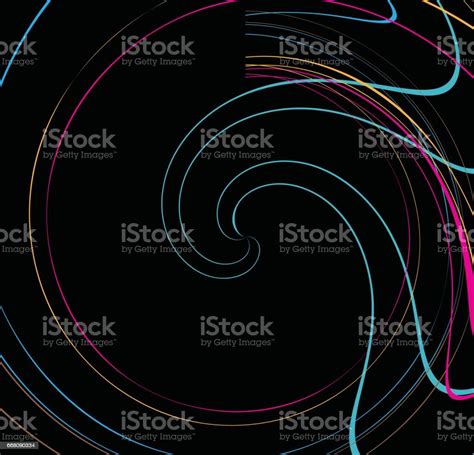 Curve Line Pattern Background Stock Illustration - Download Image Now - Wave Pattern, Abstract ...