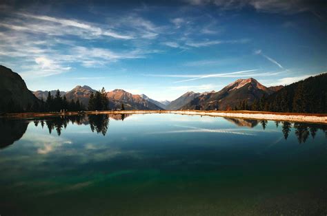 Lake Clouds Mountains Forest Landscape Scenic Reflection Wallpaper,HD Nature Wallpapers,4k ...