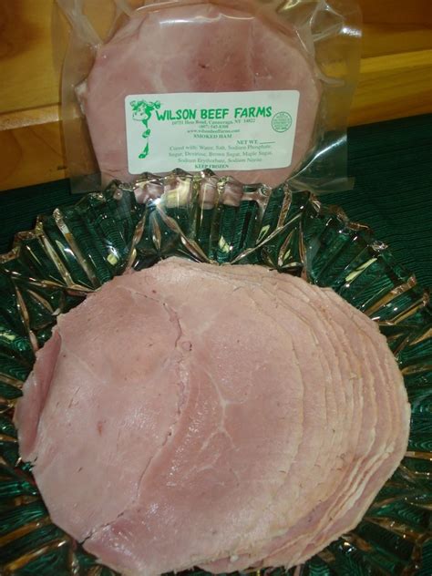 Old Fashioned Hickory Smoked Ham – Sandwich – $6.49/LB – Wilson Beef Farms