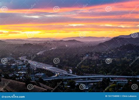 Sunrise Over Mount Diablo and the East Bay Stock Photo - Image of foothills, forest: 161734000