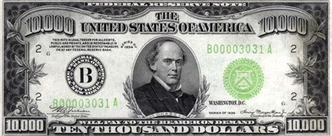 10000 Dollar Bill President - bmp-blip