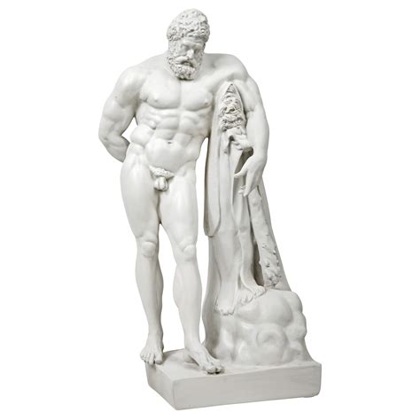 Buy Design Toscano NG32438 Farnese Hercules Roman God Garden Statue, 30 Inch, Polyresin, Antique ...