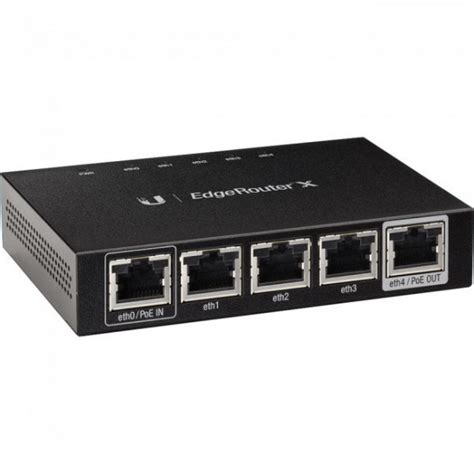 Ubiquiti Networks EdgeRouter X - 5-Port Gigabit Router - 24v Passive PoE Out 817882023283 | eBay