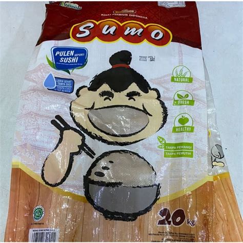 Jual Karung beras Sumo bekas 20 kg, (karung kosong, bekas, bersih) | Shopee Indonesia