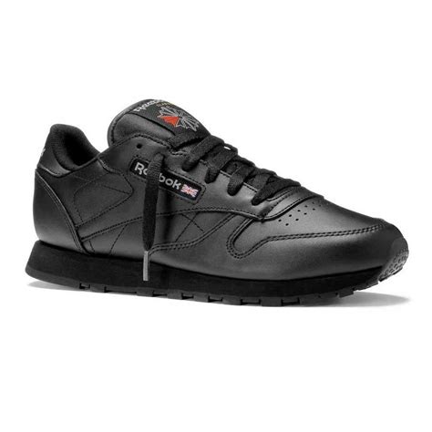 Reebok Classic Leather in Black - Lyst