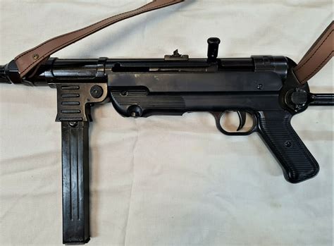 REPLICA WW2 GERMAN MP40 SEMI AUTOMATIC MACHINE PISTOL GUN BY DENIX | JB Military Antiques