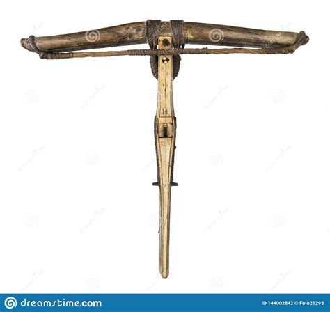 Old ancient crossbow stock photo. Image of wood, warrior - 144002842