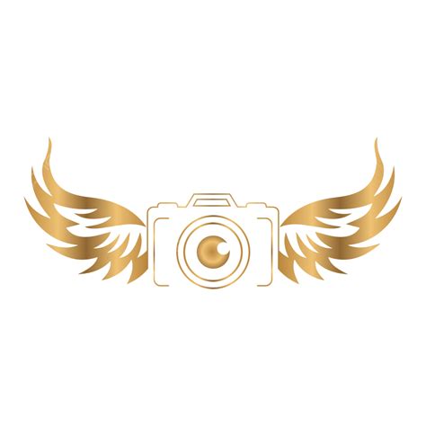 Golden Photography Wing Camera Logo, Photography Camera Logo, Golden Photography Camera, Camera ...