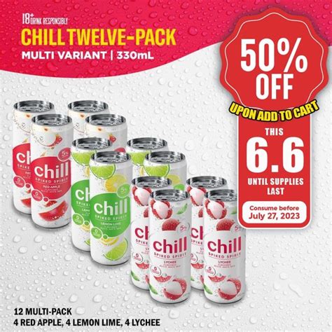 CHILL SPIKED SPIRIT 330ml ASSORTED 12 Pack Flavored Alco Juice 5 Alcohol 0 Added Sugar 0 Fat ...