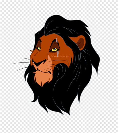 Scar Simba Shenzi Mufasa Lion, scars, mammal, face png | PNGEgg